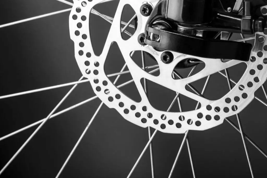 Disk brake of a mountain bicycle